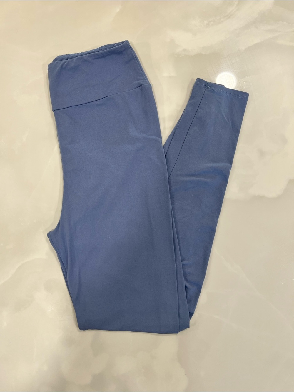 Simple Addiction High-Waist Periwinkle Leggings - Picture 3 of 5